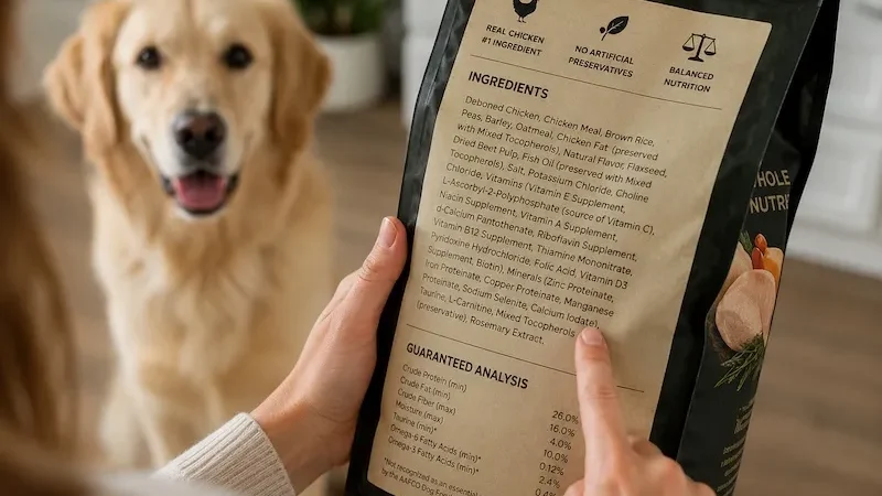 How to Read Dog Food Ingredient Labels