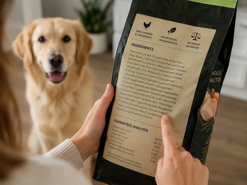 How to Read Dog Food Ingredient Labels